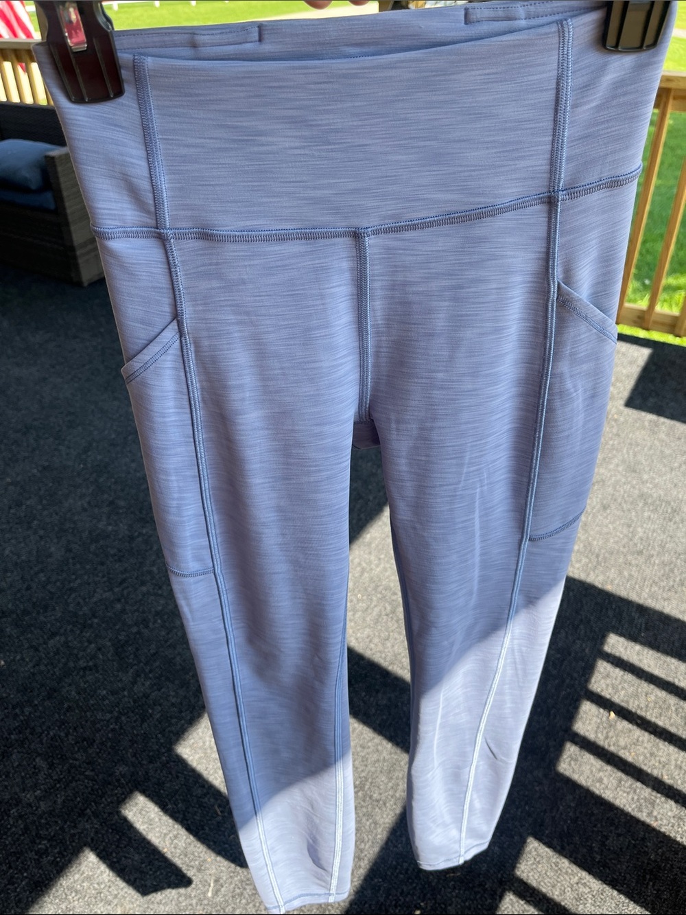 Lululemon Invigorate High-Rise Pale Blue Pocket Leggings, Sz 4 - Picture 2 of 14